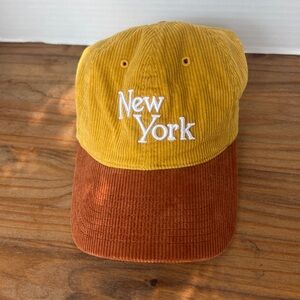 NWT URBAN OUTFITTERS AMERICAN NEEDLE New York Corduroy Adjustable Hat